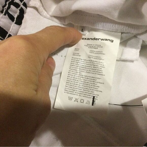 ALEXANDER WANG Side Tape Logo Jean Joggers Track Pants in Denim - Picture 8 of 9